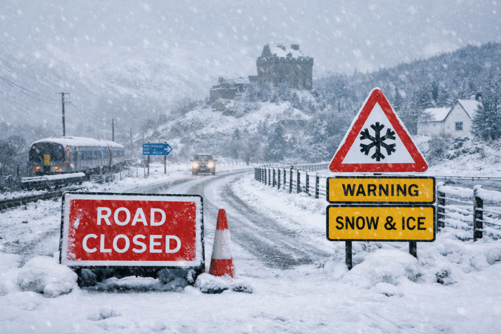 Now Snow and Ice Alert Across Scotland