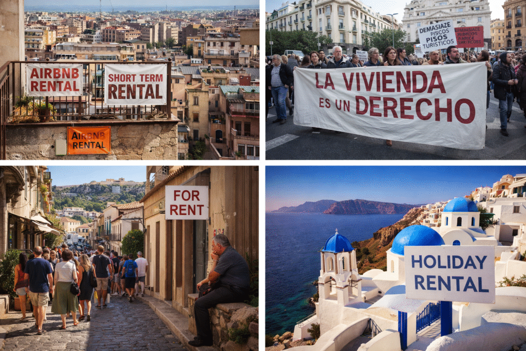 Now Spain Tightens Grip on Short-Term Rentals as Housing Costs Surge, While Greece Faces Parallel Tourism Pressures