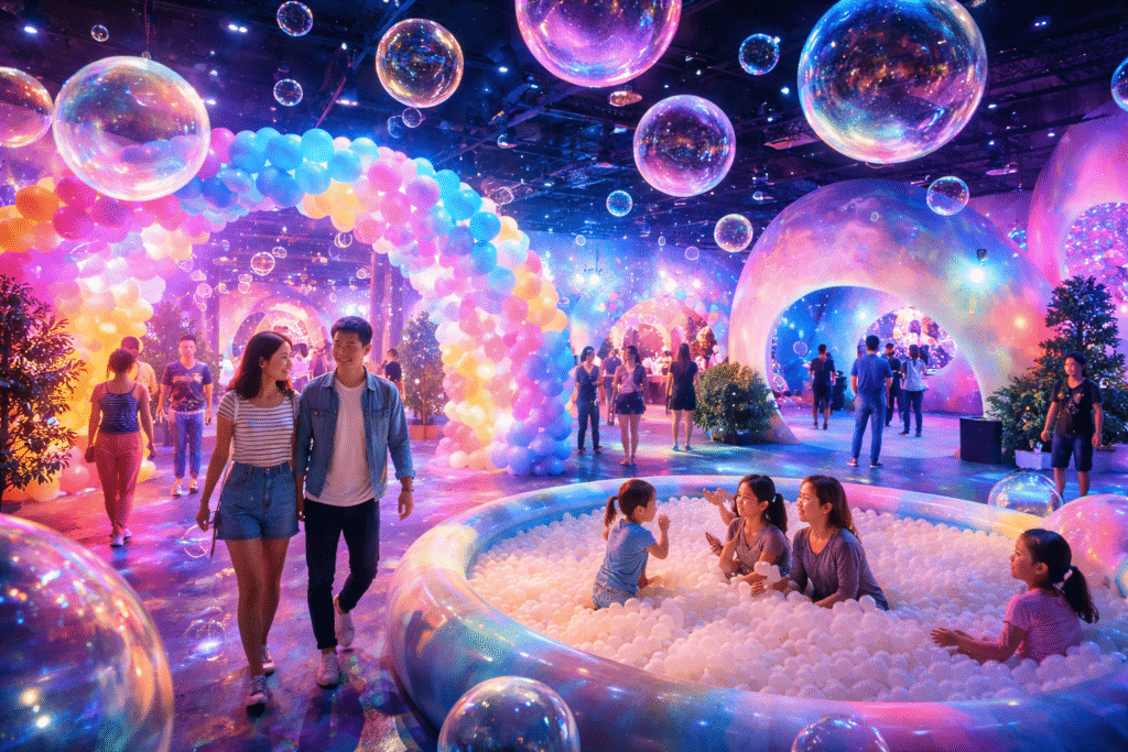 Bubble Planet Arrives in Bellevue