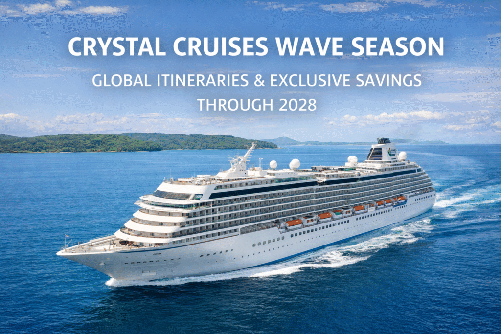 Crystal Cruises Launches Wave Season Deals with