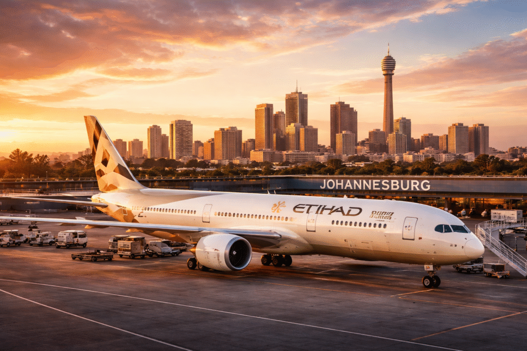 Linking Abu Dhabi and Johannesburg