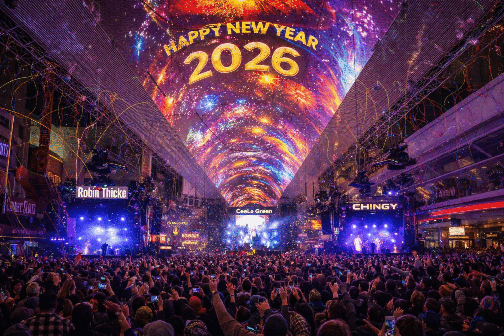 Fremont Street Experience Shines