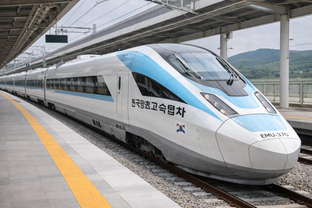 Korea Unveils EMU-370 Next-Generation High-Speed Train
