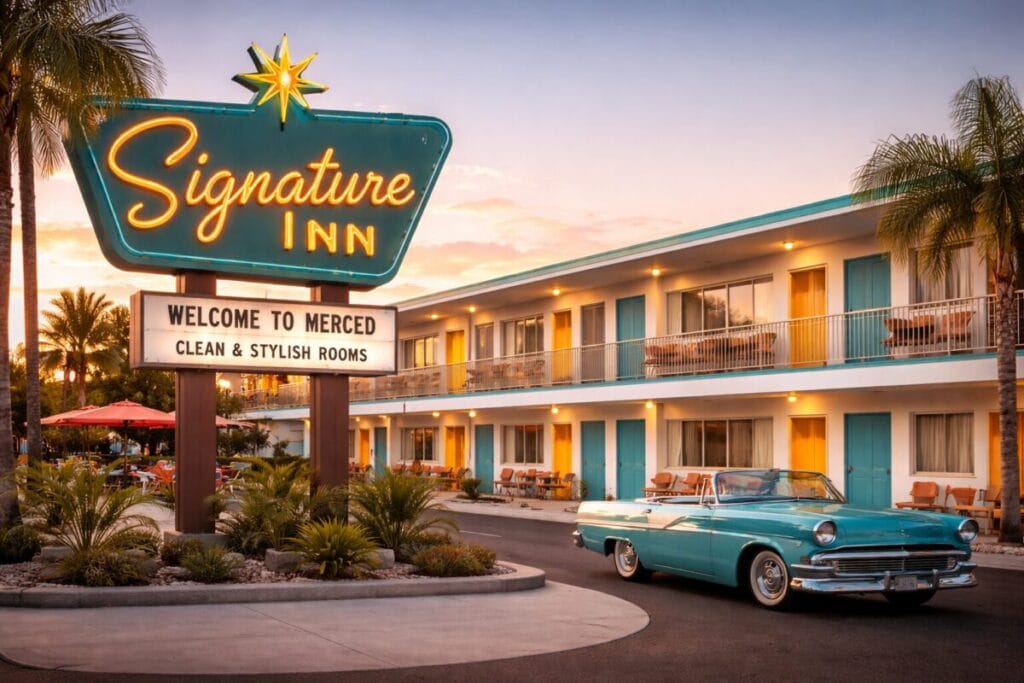 New Signature Inn Merced Brings Retro-Modern Charm to Yosemite Travel Corridor