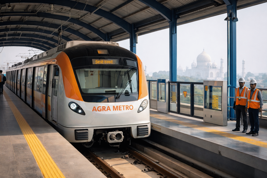 Now Agra Metro Nears Full Operations