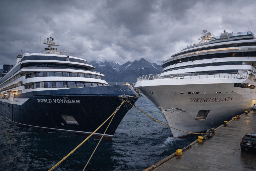 Now Antarctic Cruise Drama in Ushuaia