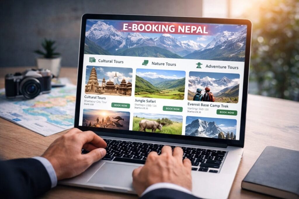Now E-Booking Nepal Transforms Tourism