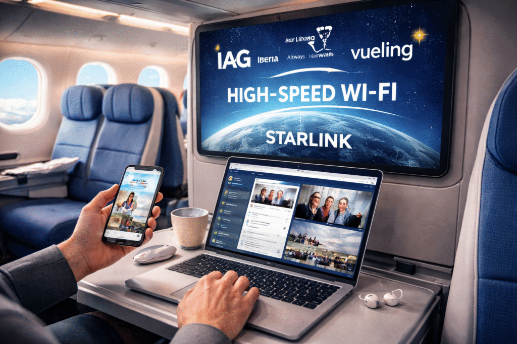 Now IAG to Install Starlink High-Speed Wi-Fi