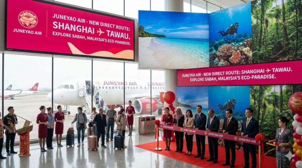 Now Juneyao Air Launches Shanghai–Tawau