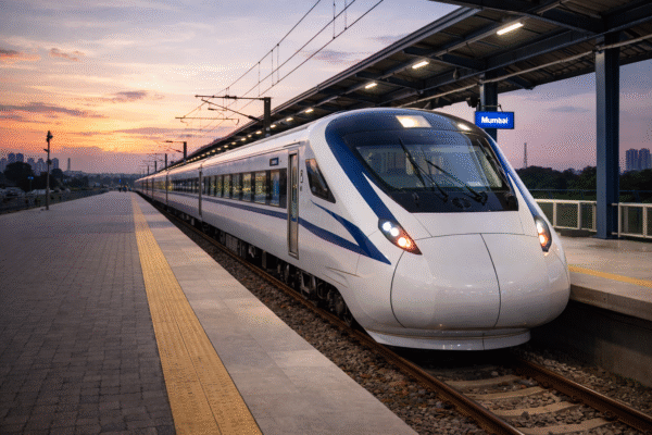 Now Mumbai–Ahmedabad Bullet Train