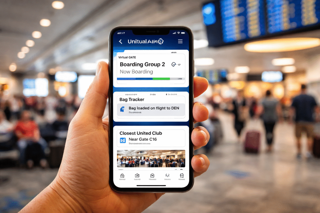 Now United Airlines Upgrades Mobile App with Real-Time Travel Tools and Personalised Features to Transform Passenger Experience