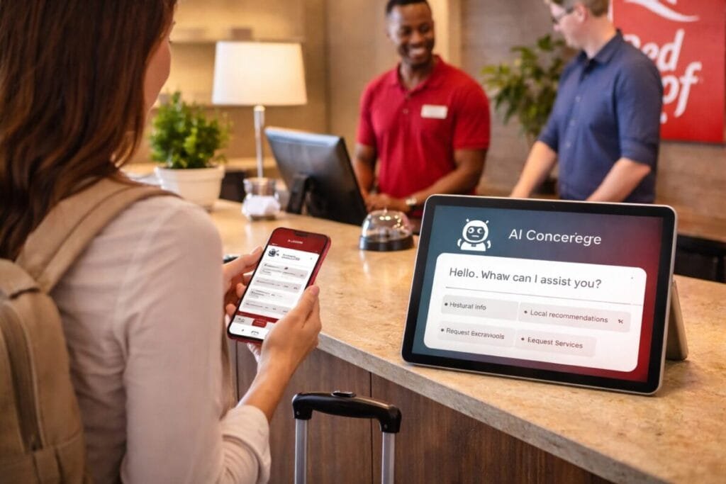 Red Roof Embraces AI Concierge Tech