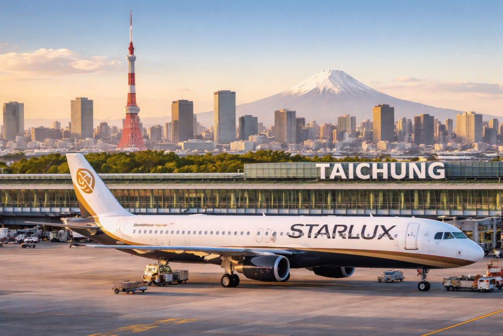 Taichung–Tokyo Flights