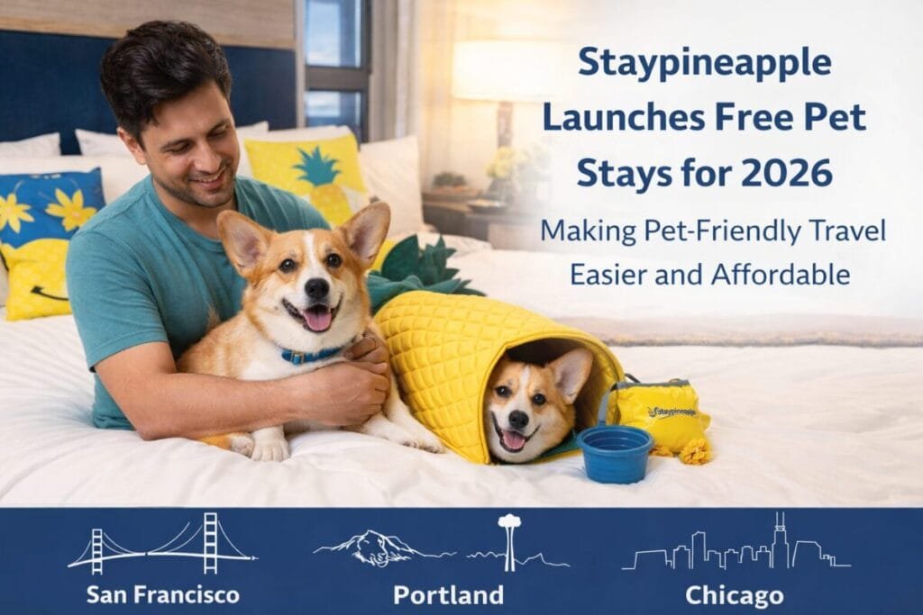 Staypineapple Launches Free Pet Stays for 2026