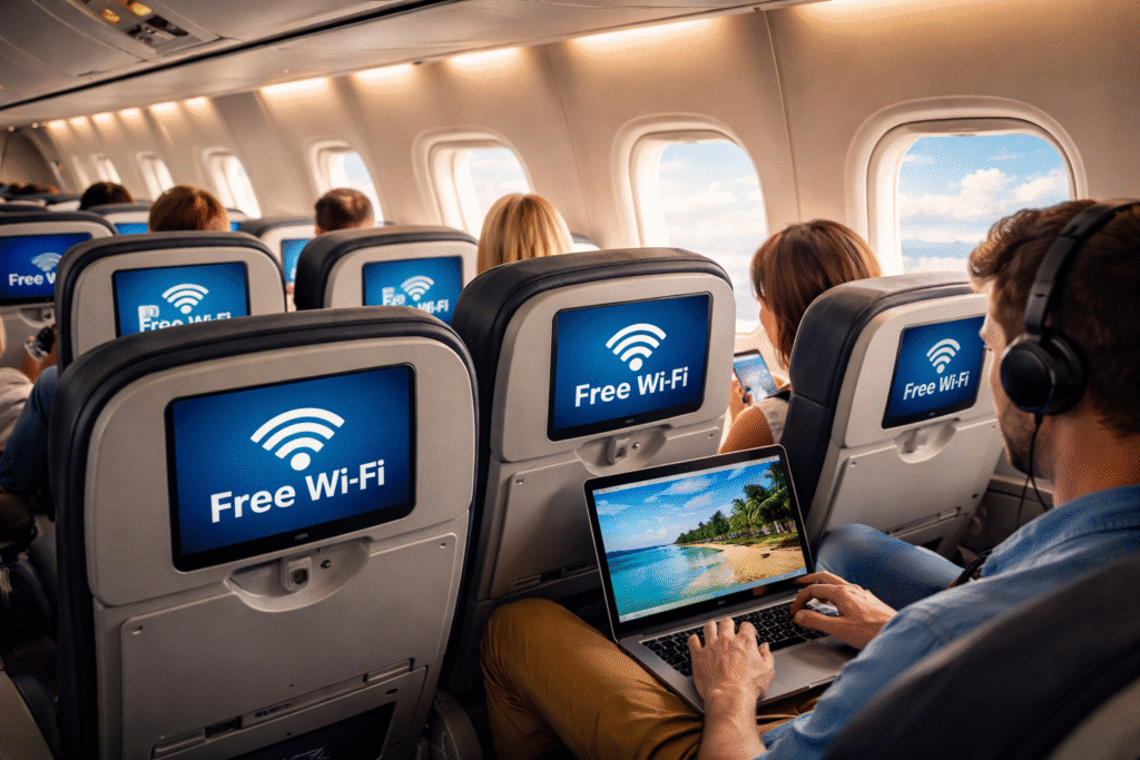 Free In-Flight Wi-Fi
