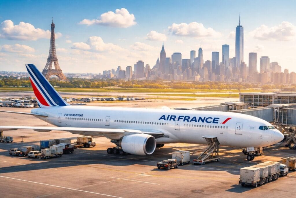 Paris New York flights