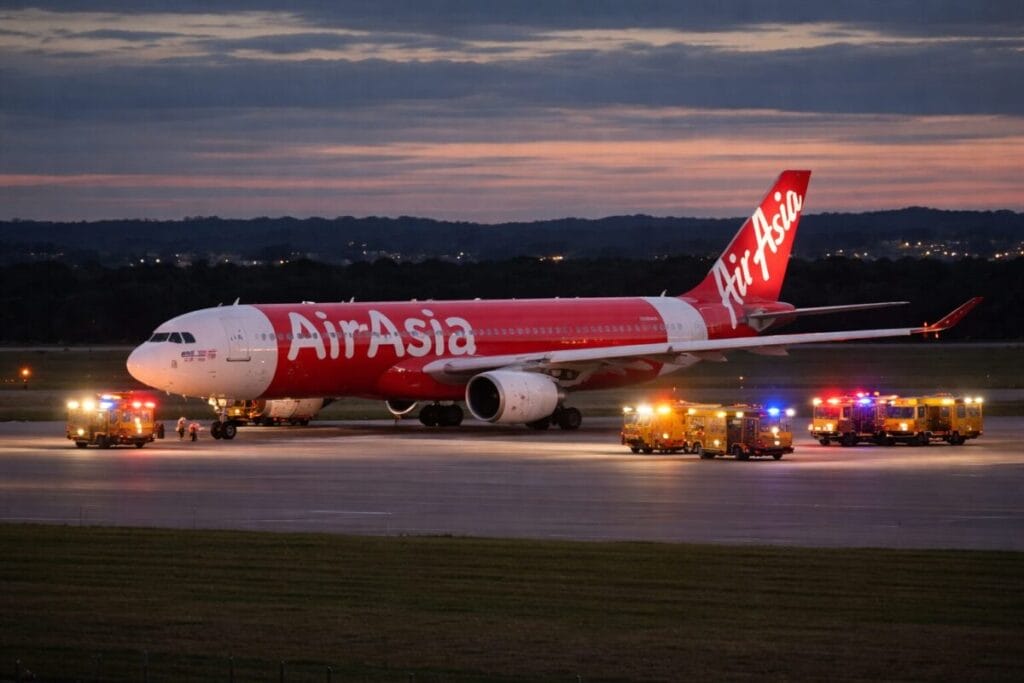 Flight D7221 Emergency Diversion