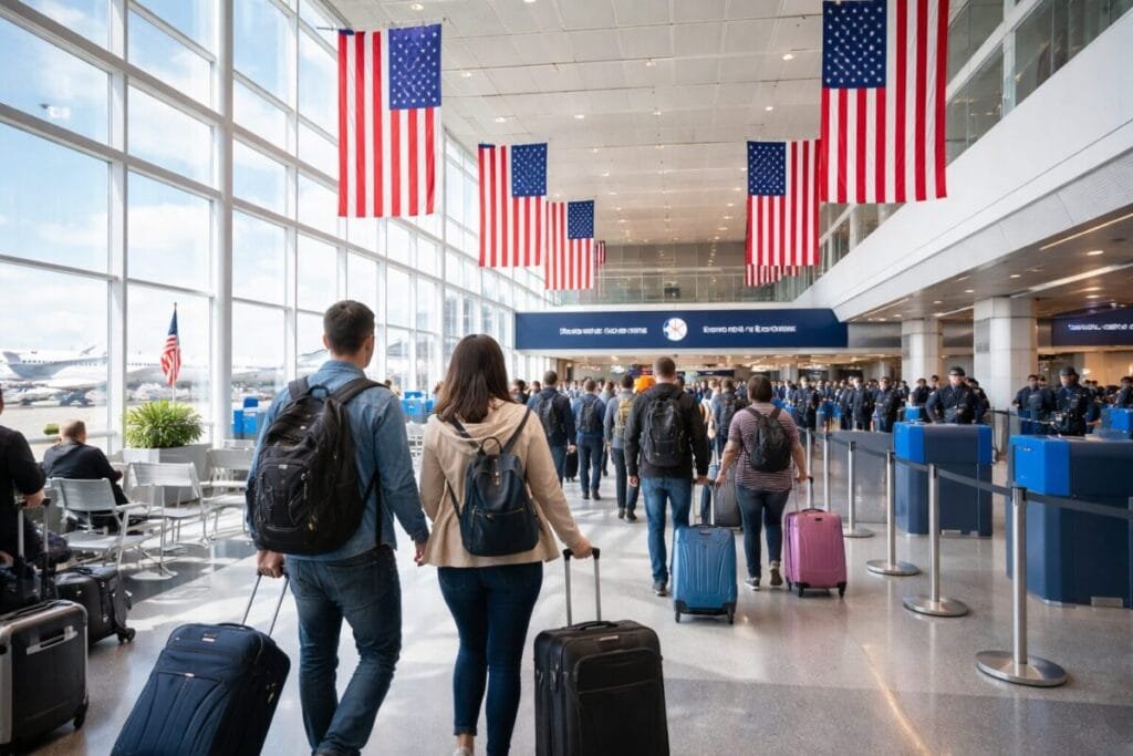 Canada US border travel