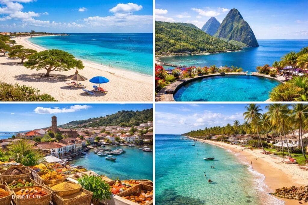 Grenada St Lucia Aruba Barbados tourism