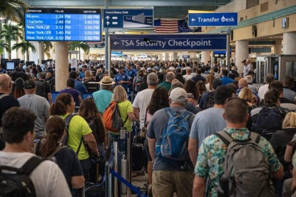 TSA shutdown travel delays
