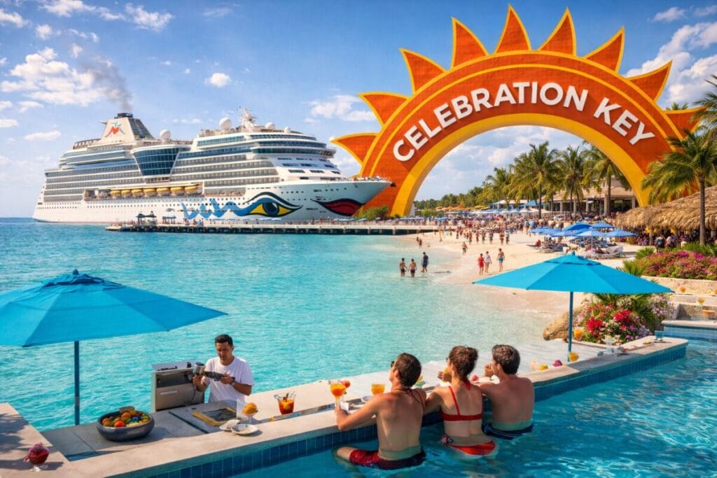 Celebration Key to Welcome AIDA Cruises