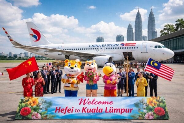 Hefei Kuala Lumpur flight