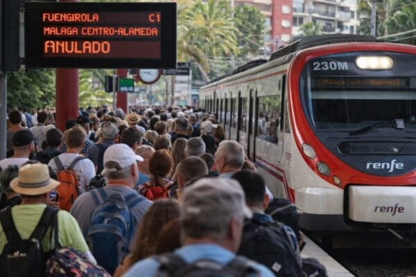 Malaga Fuengirola train strike