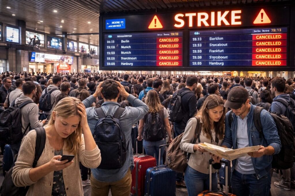 Berlin travel disruption
