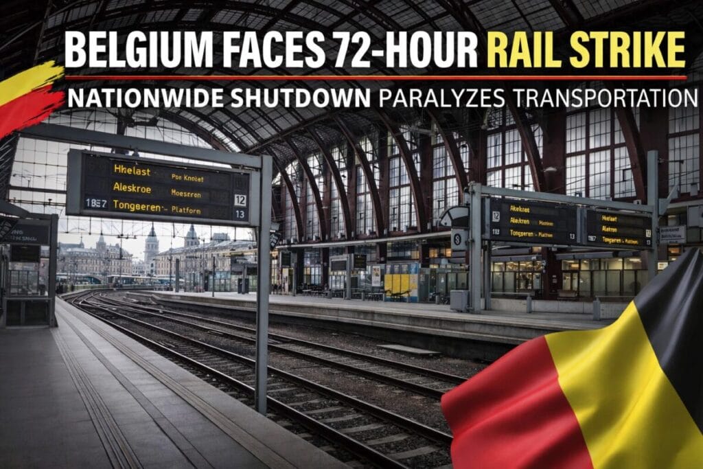 Now Belgium Faces 72-Hour Nationwide Rail