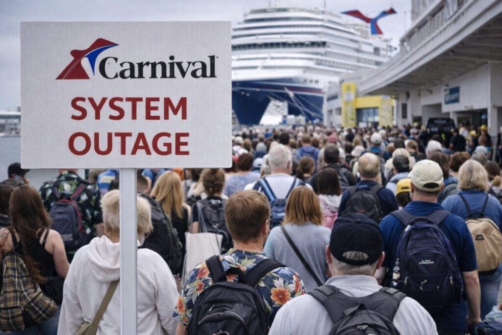 Now Carnival Cruise Line IT Outage