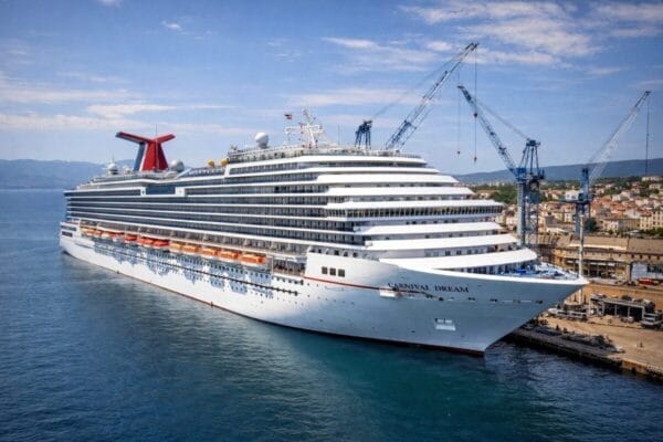 Now Carnival Dream Sails to Europe