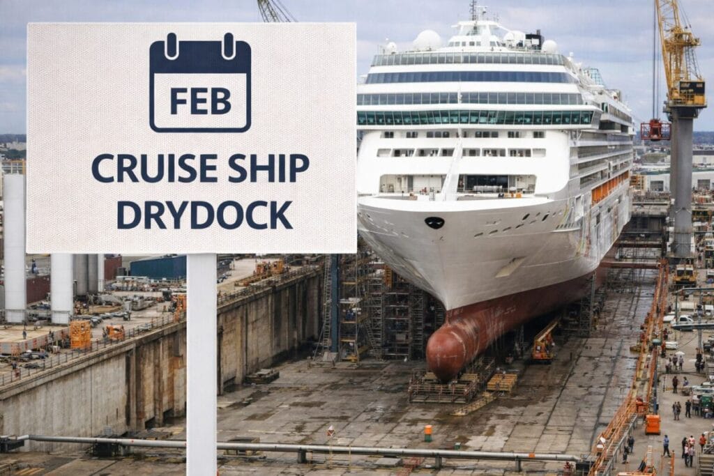 Now Cruise Industry Prepares for Peak Season as Essential February Drydocks Transform Ships with Upgrades, Safety Checks, and Sustainable Innovations