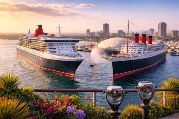 Now Cunard Legends Reunite in Long Beach