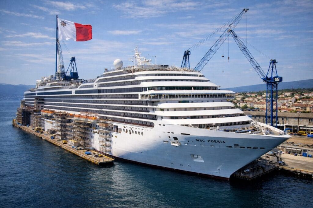 Now MSC Poesia Completes Major Malta