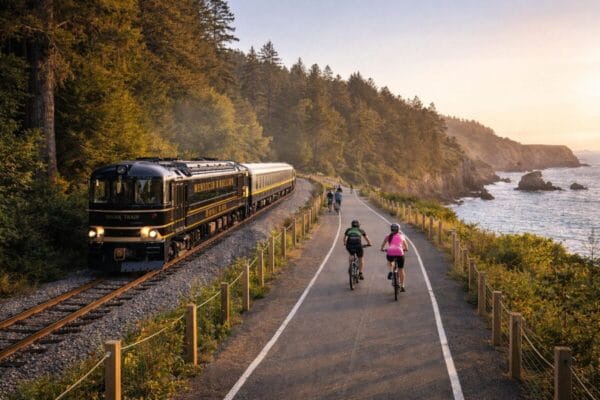 Now Skunk Train Rail-and-Trail Project