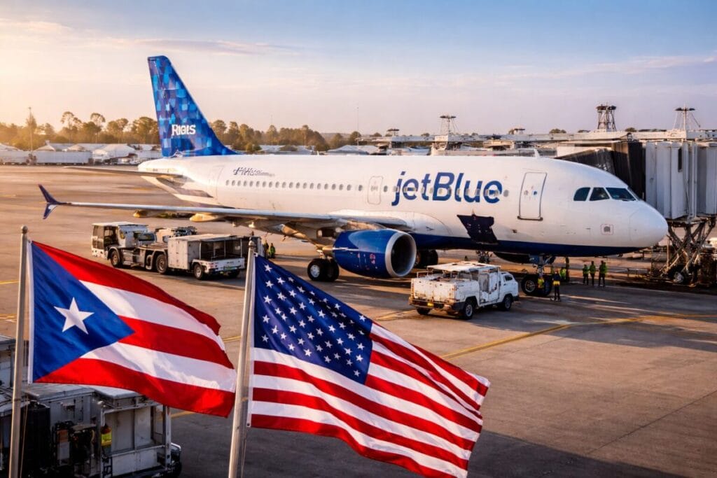 JetBlue Jacksonville San Juan flight