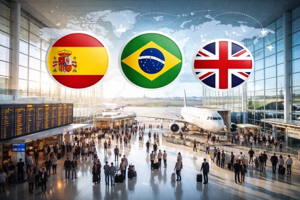 Spain, Brazil and UK Airport Expansion