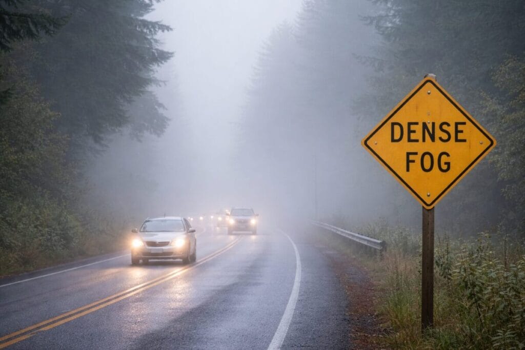 Dense fog
