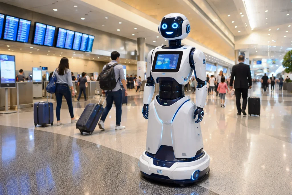 AI Robot Transforms Airport Experience