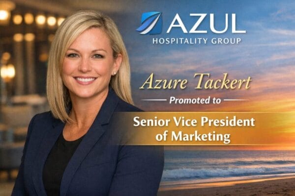 Azul Hospitality Group Promotes Azure Tackert