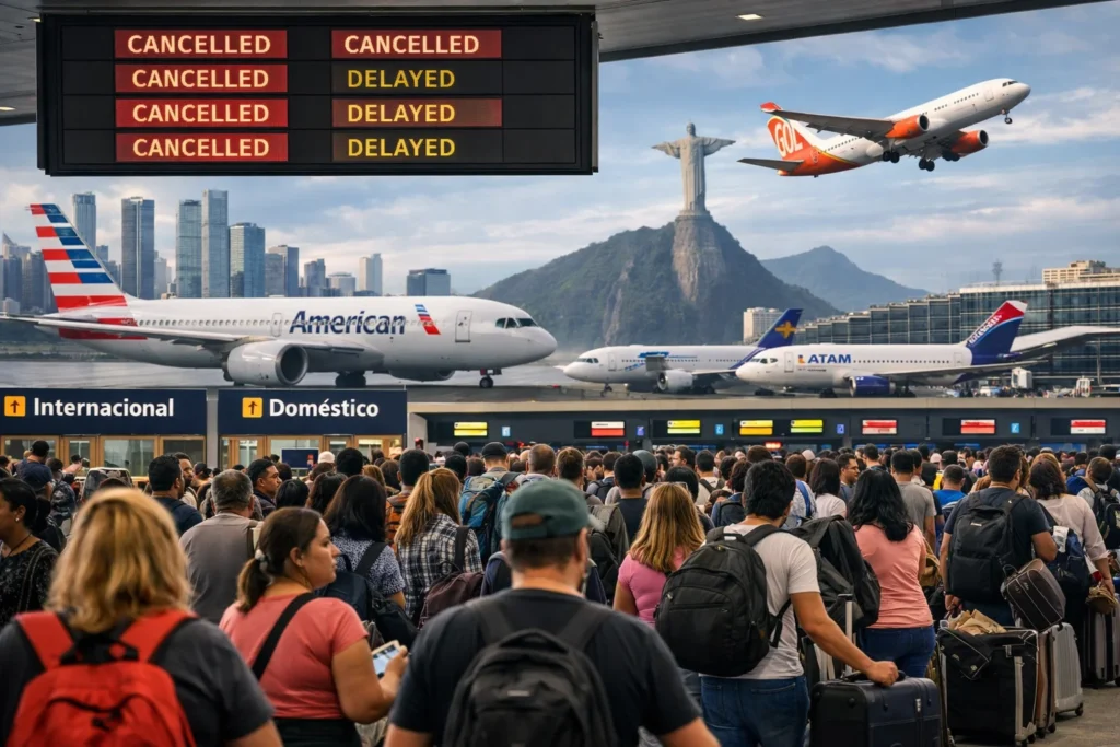 Brazil Travel Disruptions Intensify as American Airlines