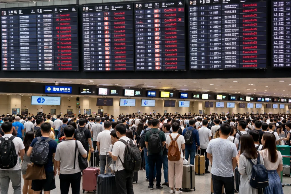 aviation disruption China