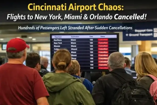 Cincinnati Airport Travel Chaos as Flight