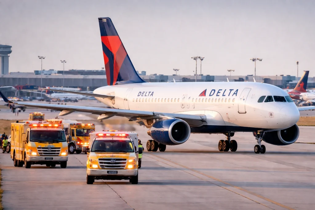 emergency landing Dallas