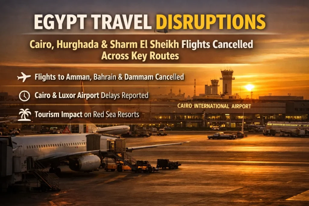 Egypt Travel Disruptions Intensify as Cairo
