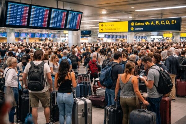 Europe flight delays