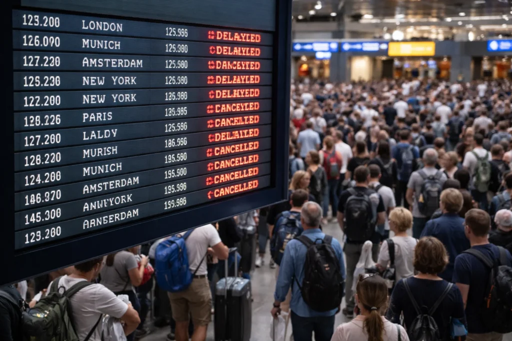 Europe Air Travel Chaos