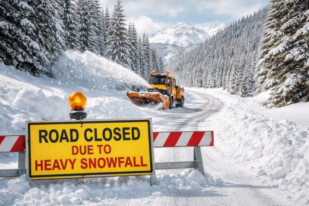 Heavy Snowfall Forces Closure of Bandipora