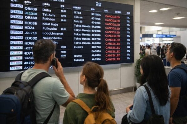 Tokyo Osaka travel disruption