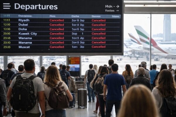 Middle East travel warning